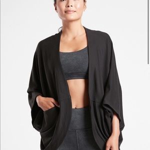 ‼️‼️Athleta Cocoon Black Wrap